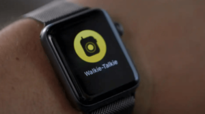 walkie talkie on your Apple Watch