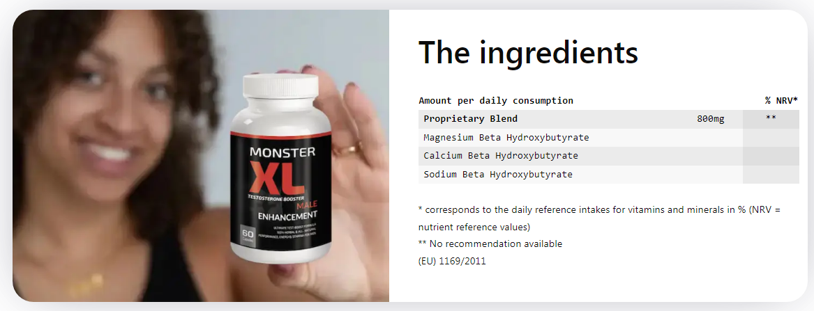 Monster XL ME Capsules – Unlock Your Full Potential